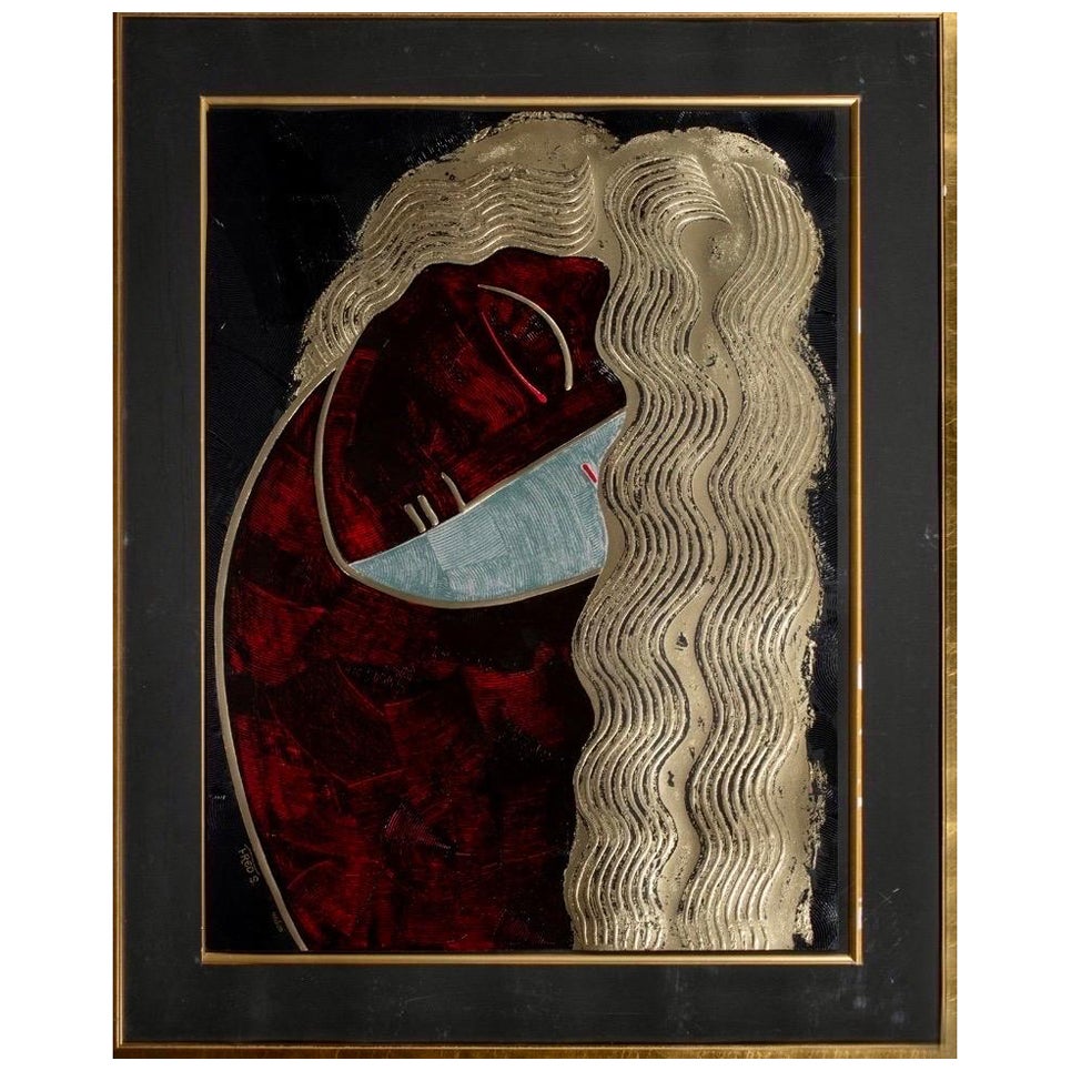 Art Déco Femme dieu des vagues Fred Stepanian Dyansen Gallery n°229/250