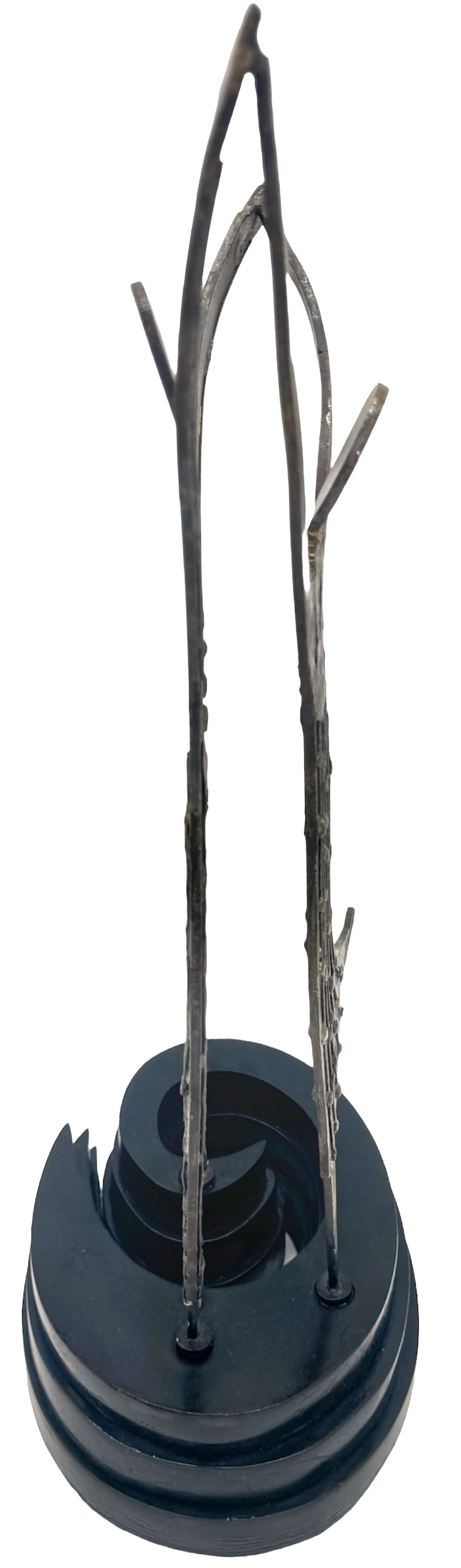 Figuras de baile plateadas estilo Art Déco / Moderno Hagenauer, Alemania, años 30 Plateado en venta