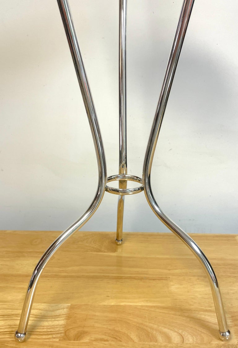 Silver Plate Art Deco/ Moderne Silverplated Champagne/Wine Bucket Stand For Sale