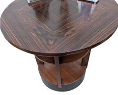 Art Deco Moderne Three Tiered Centre Table, c1930