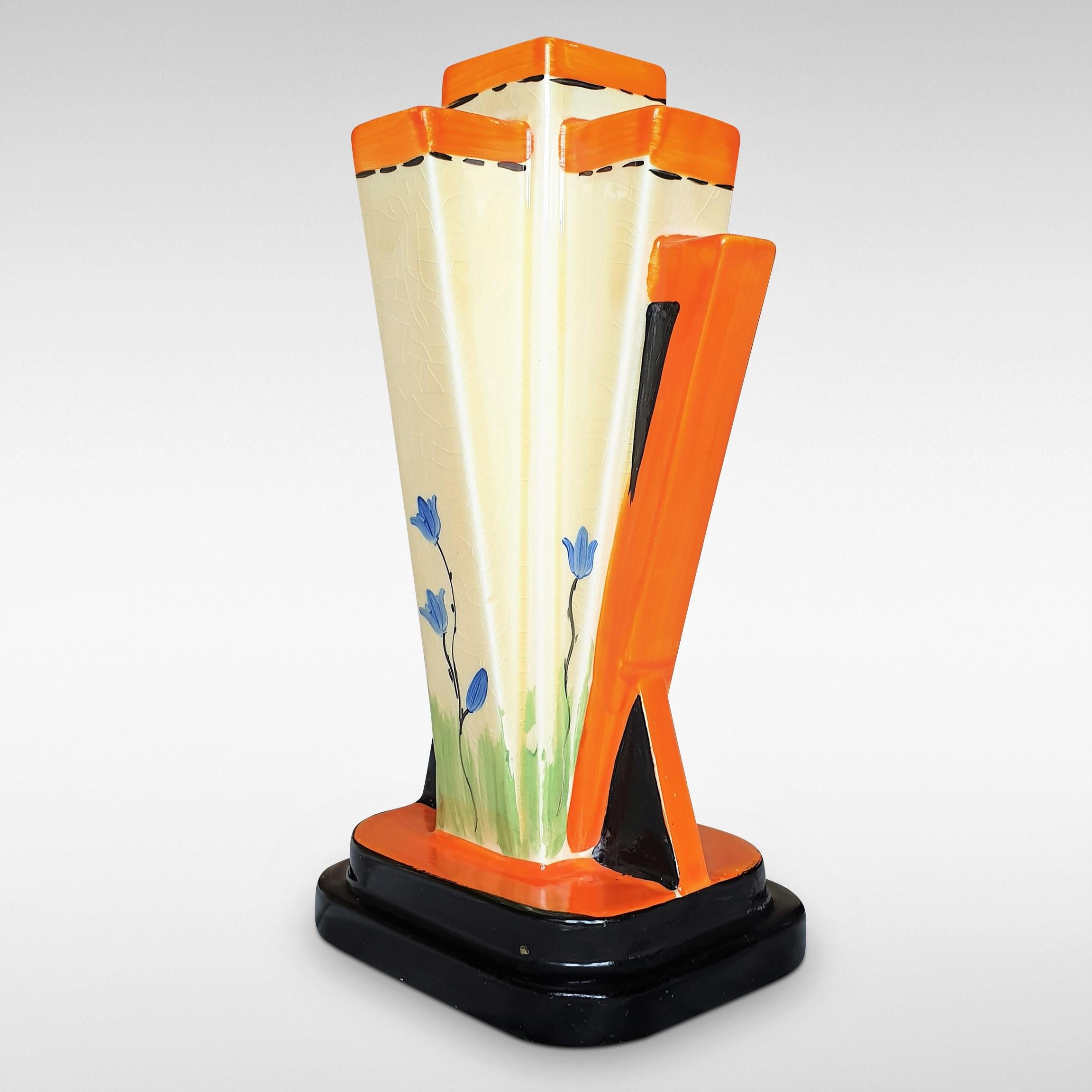 20th Century Art Deco 'Moderne' Vase by Myott Son & Co
