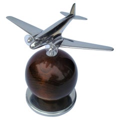 Vintage Art Deco, Modernism Airplane Desk Model Douglas DC-3, ca. 1930´s