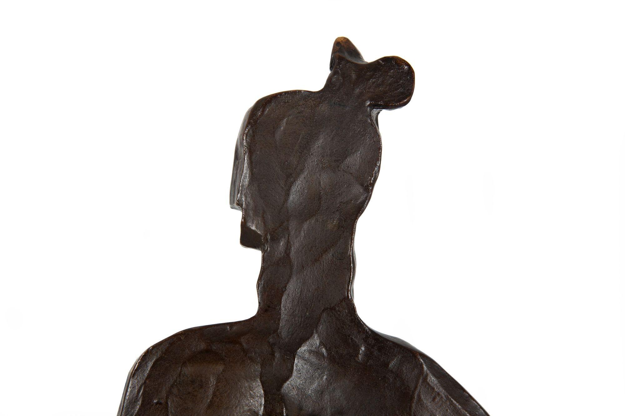 Scultura in bronzo del Modernismo Art Deco 