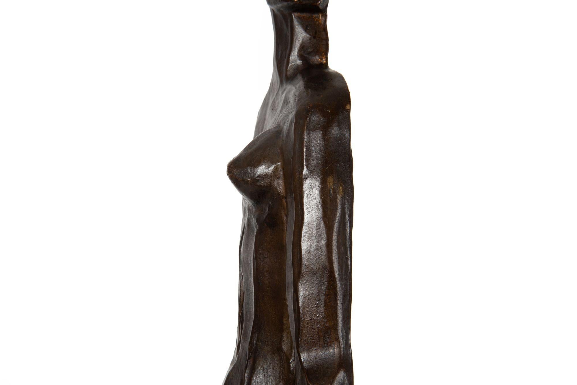 Scultura in bronzo del Modernismo Art Deco 