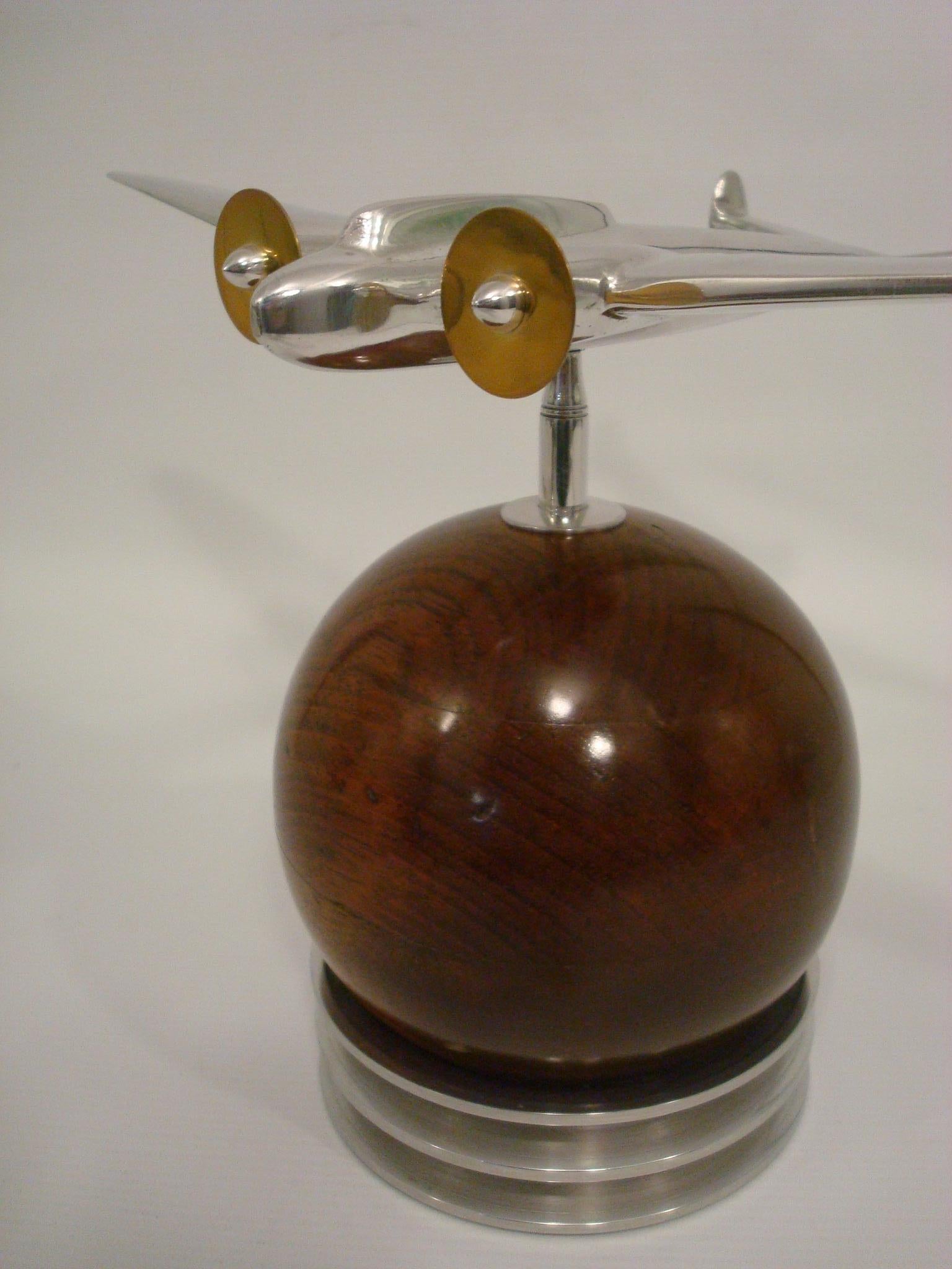 American Art Deco / Modernism / Vintage Airplane Desk Model, ca. 1930´s
