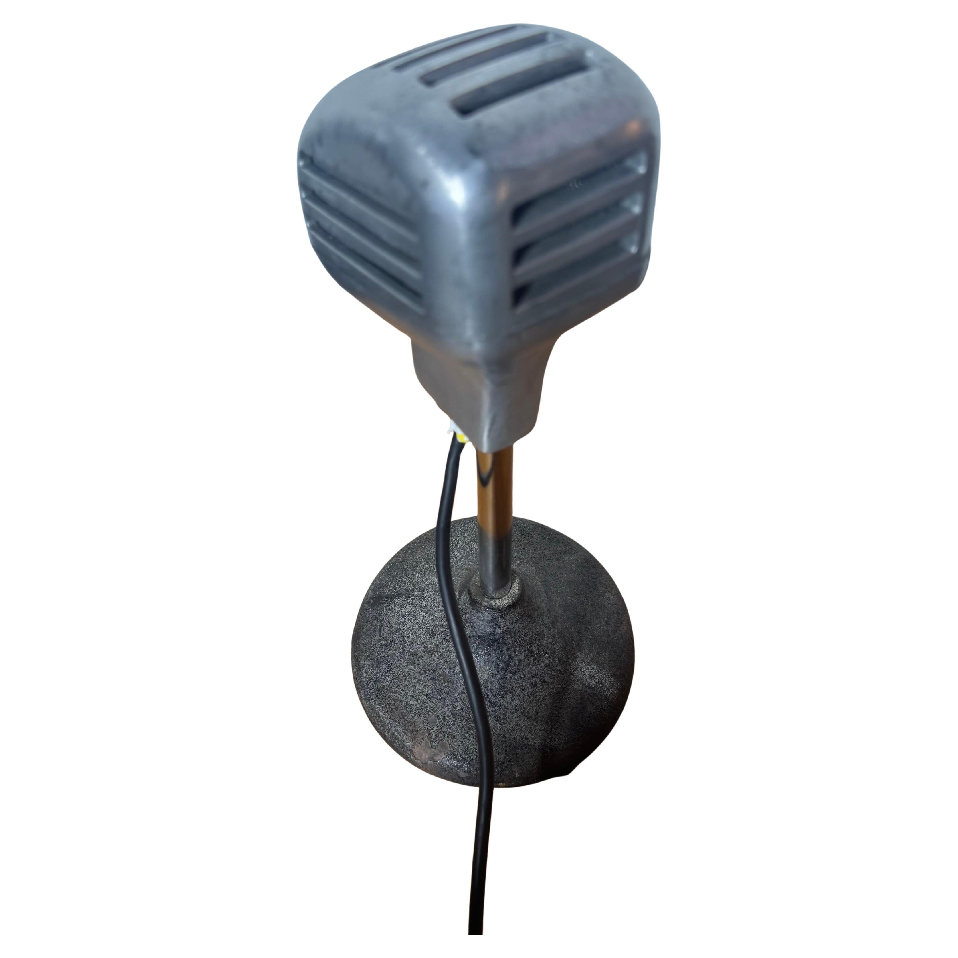 Art Deco / Modernist 1940s Aluminum "Amperite" RBLG Ribbon MICROPHONE