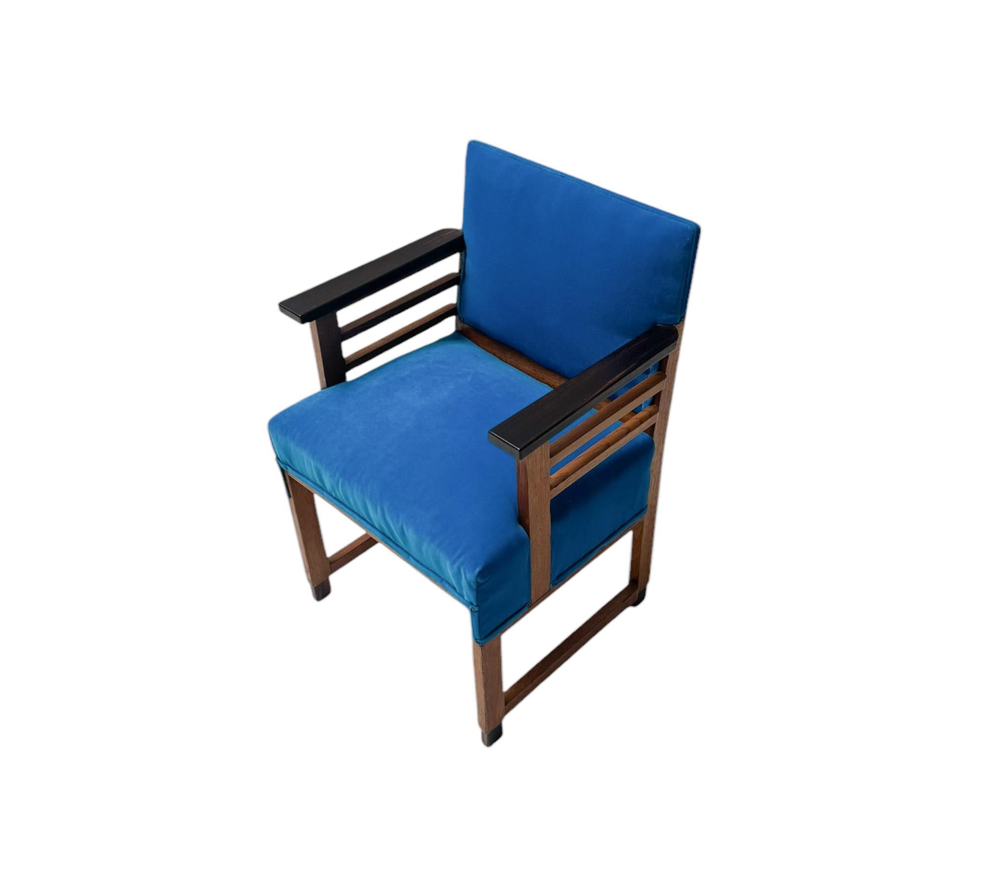 Néerlandais Fauteuil moderniste Art déco par 't Woonhuys, années 1920 en vente