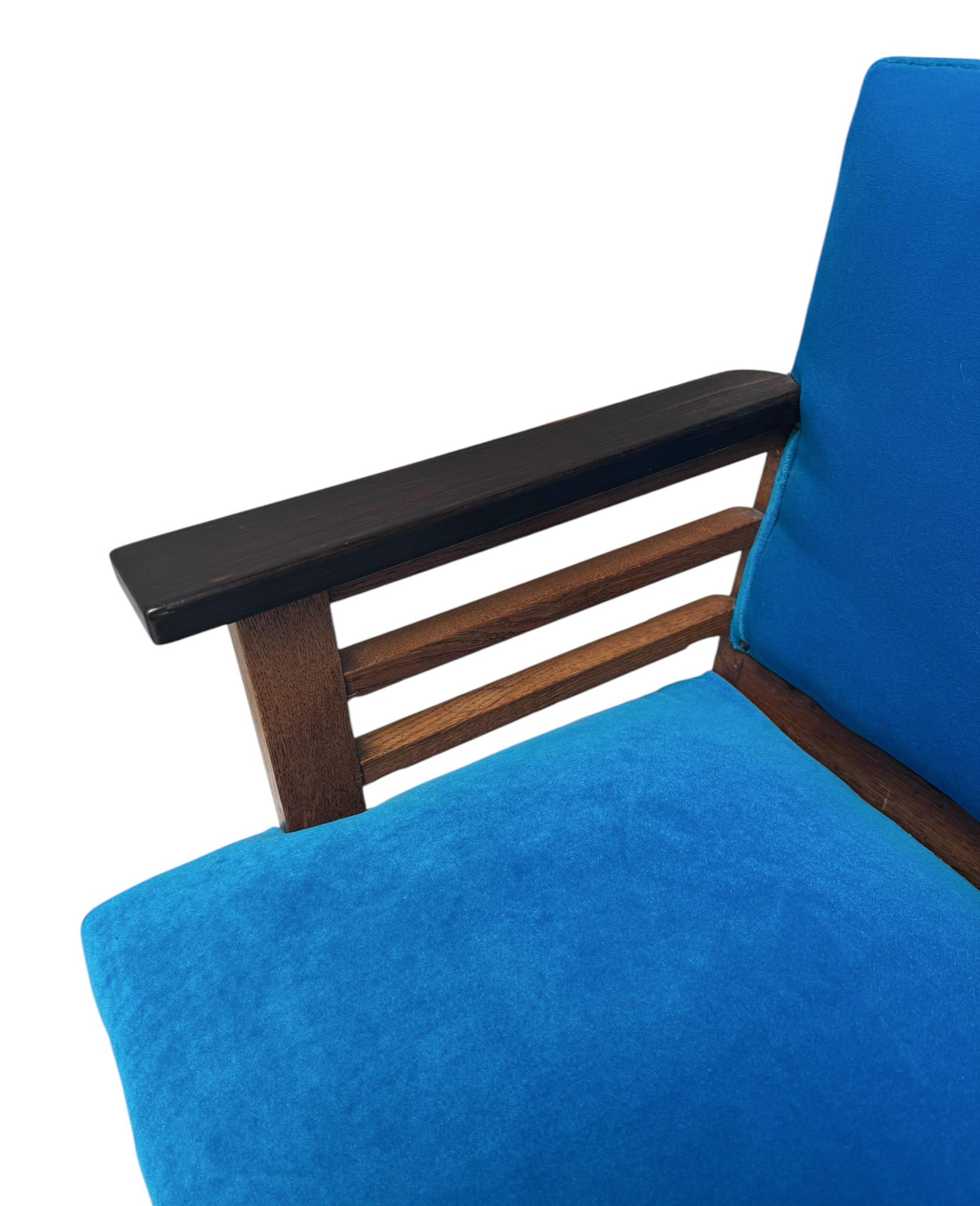 Fauteuil moderniste Art déco par 't Woonhuys, années 1920 en vente 2