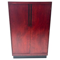 Art Deco Modernist Armoire by A.H. Jansen for L.O.V. Oosterbeek, 1920s