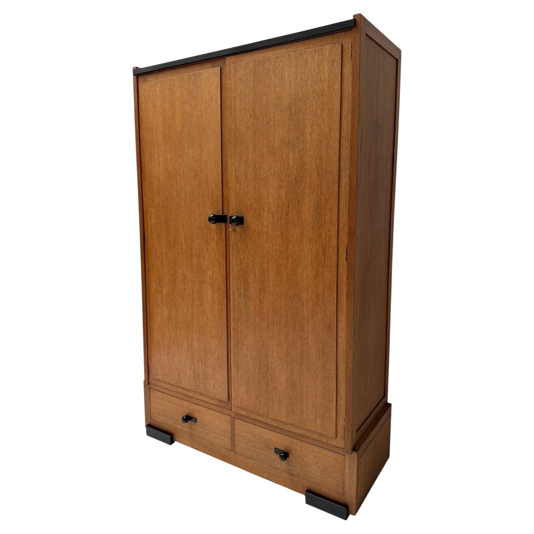 Art Deco Modernist Armoire or Wardrobe by Jan Brunott, 1920s