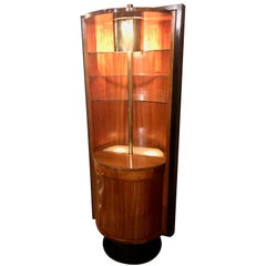 Art Deco Modernist Bar Display Storage Vitrine