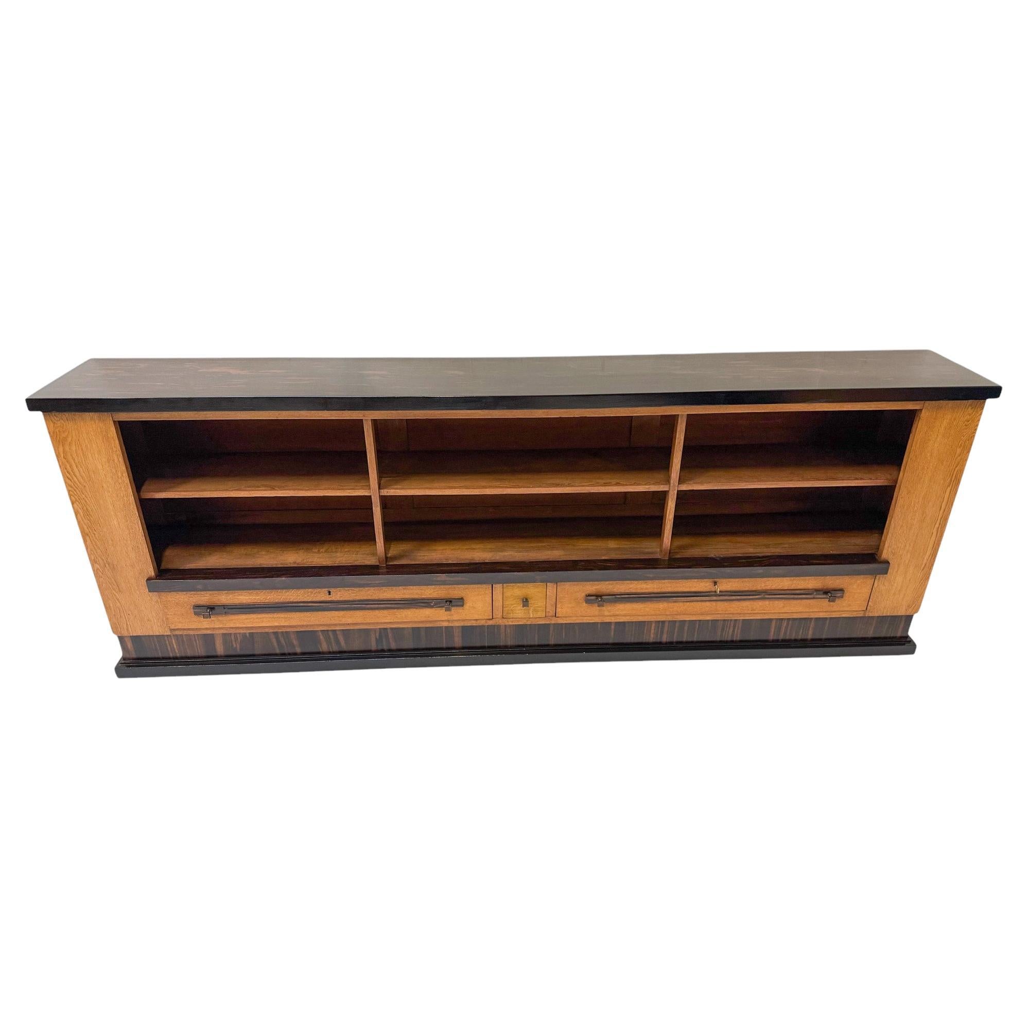 Modernistisches Art déco-Bücherregal oder Anrichte im Art déco-Stil von Hendrik Wouda für Pander, 1924 im Angebot