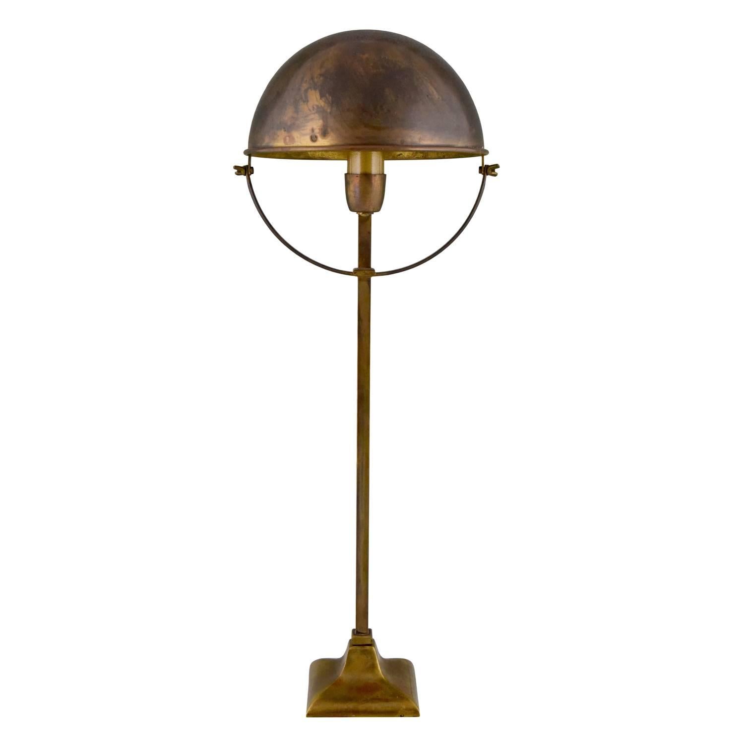 Art Deco Modernist Brass Desk Lamp 1930 For At 1stdibs