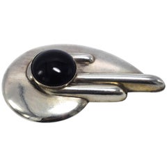 Art Deco Modernist Brooch by Jakob Bengel