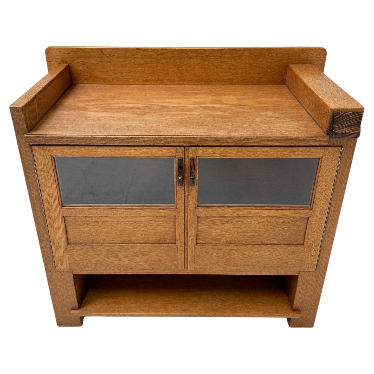 Art Deco Modernist Cabinet by Anton Lucas for N.V. Meubelkunst Leiden, 1920s