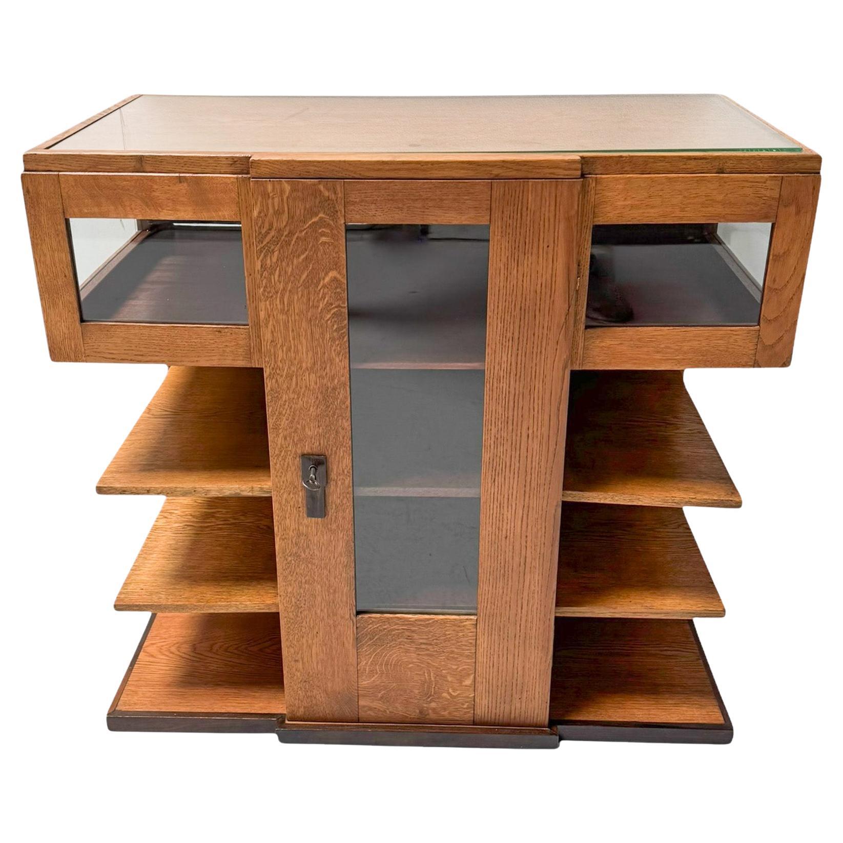Art Deco Modernist Cabinet by P.E.L. Izeren for De Genneper Molen, 1920s