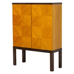 Meuble de rangement Art Déco/moderne dans le style d'Otto Schulz, Suède, années 1930