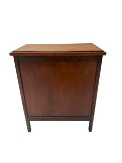 Art Deco Modernist Cabinet, Solid Oak & Macassar, Dutch Design, 1920s