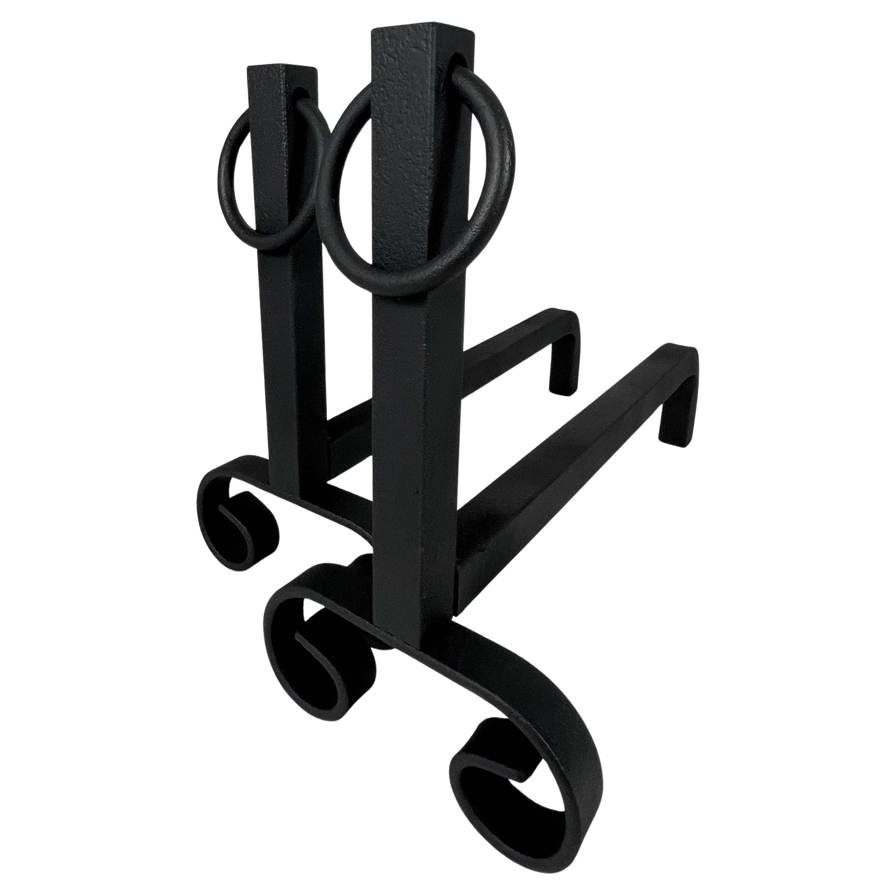 Androni da fuoco in ghisa modernista Art Déco, Francia, anni 
30 in vendita