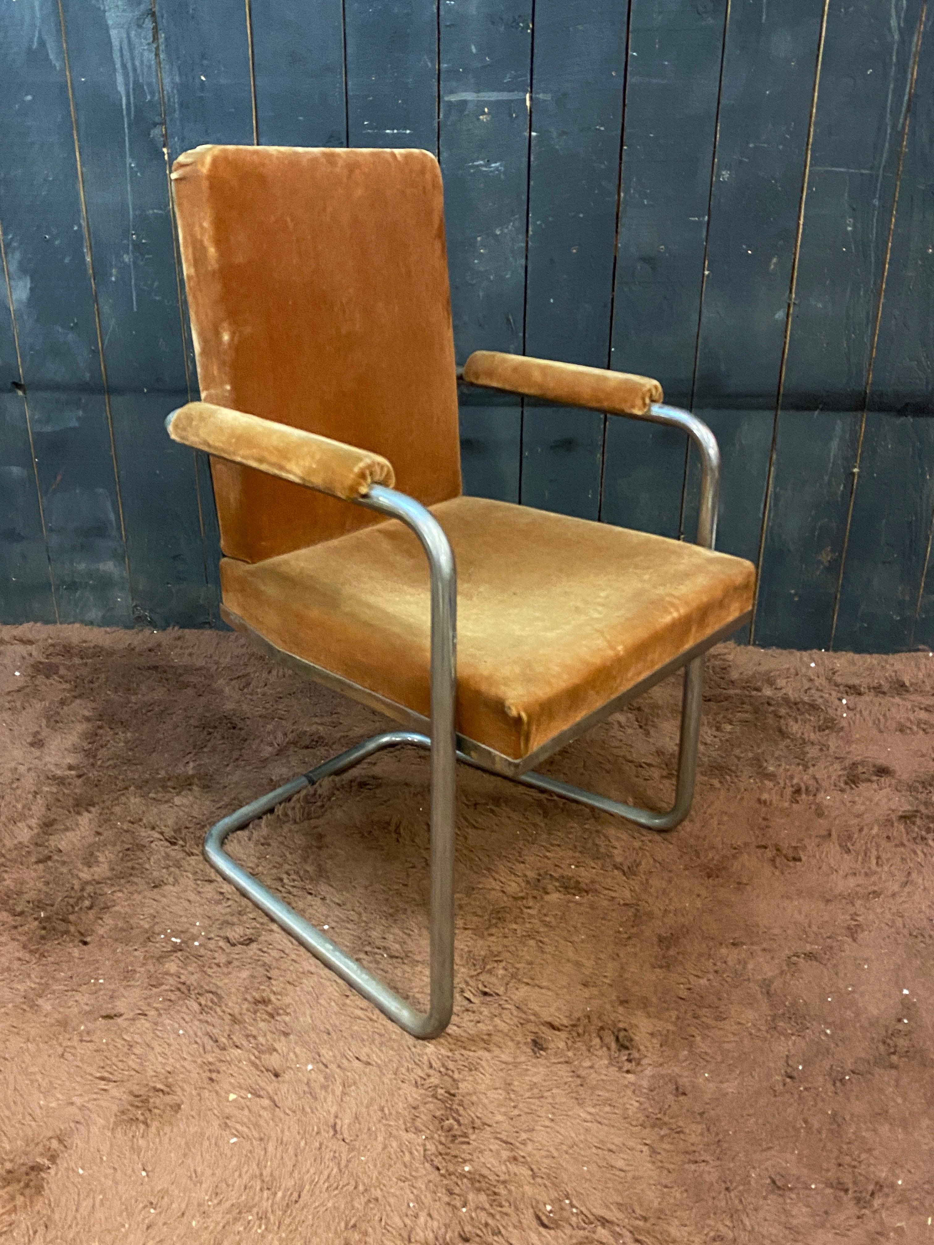 art deco modernist chair circa 1930 For Sale 7