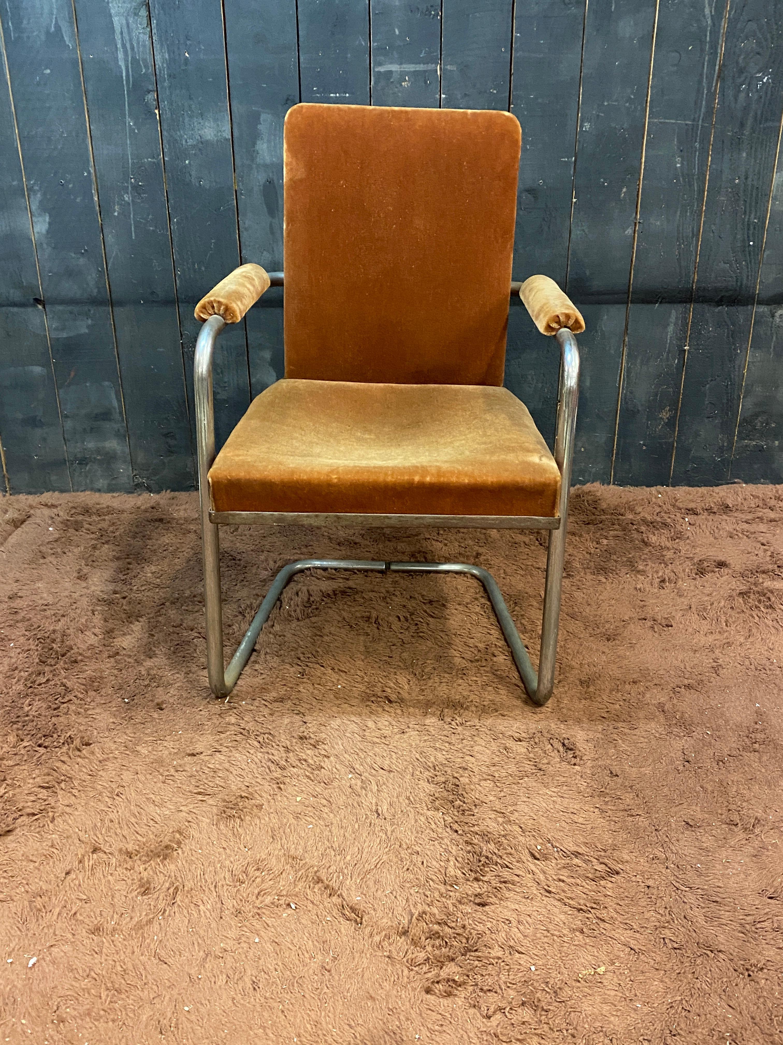  art deco modernist chair circa 1930 For Sale 1