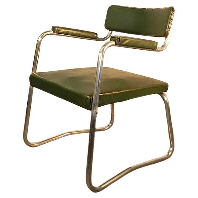 art deco modernist chair circa 1930 For Sale