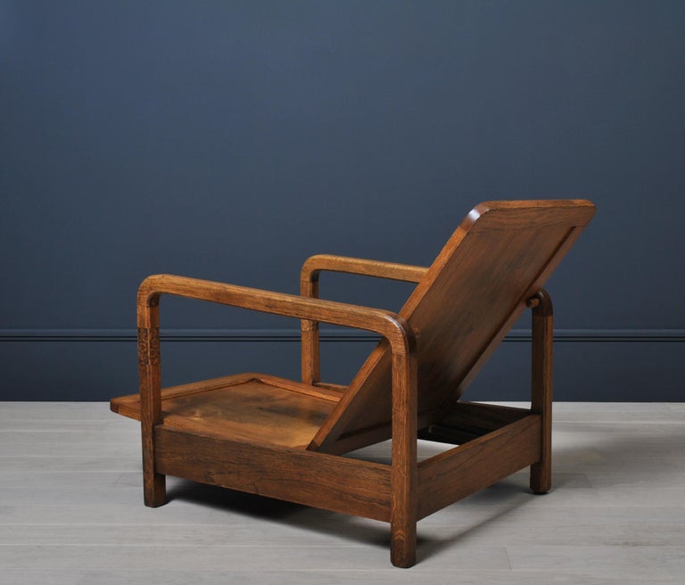 20th Century Art Deco Modernist Chair For Sale
