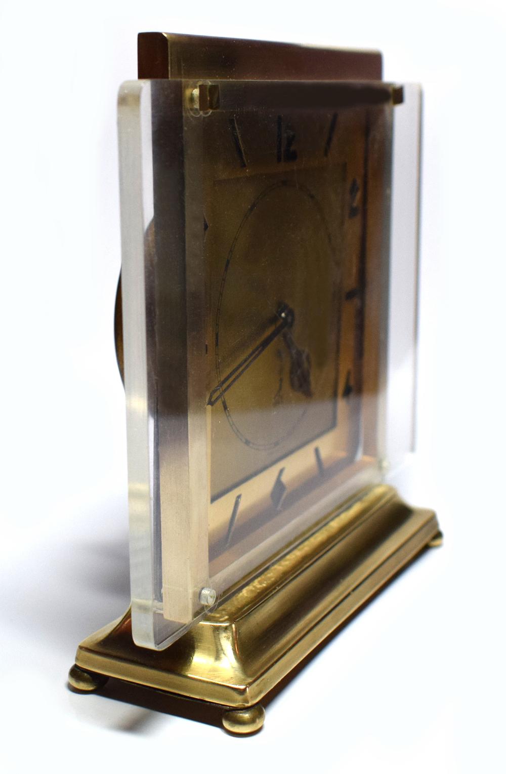 Art Deco Modernist Clock by JAZ In Good Condition In Devon, England