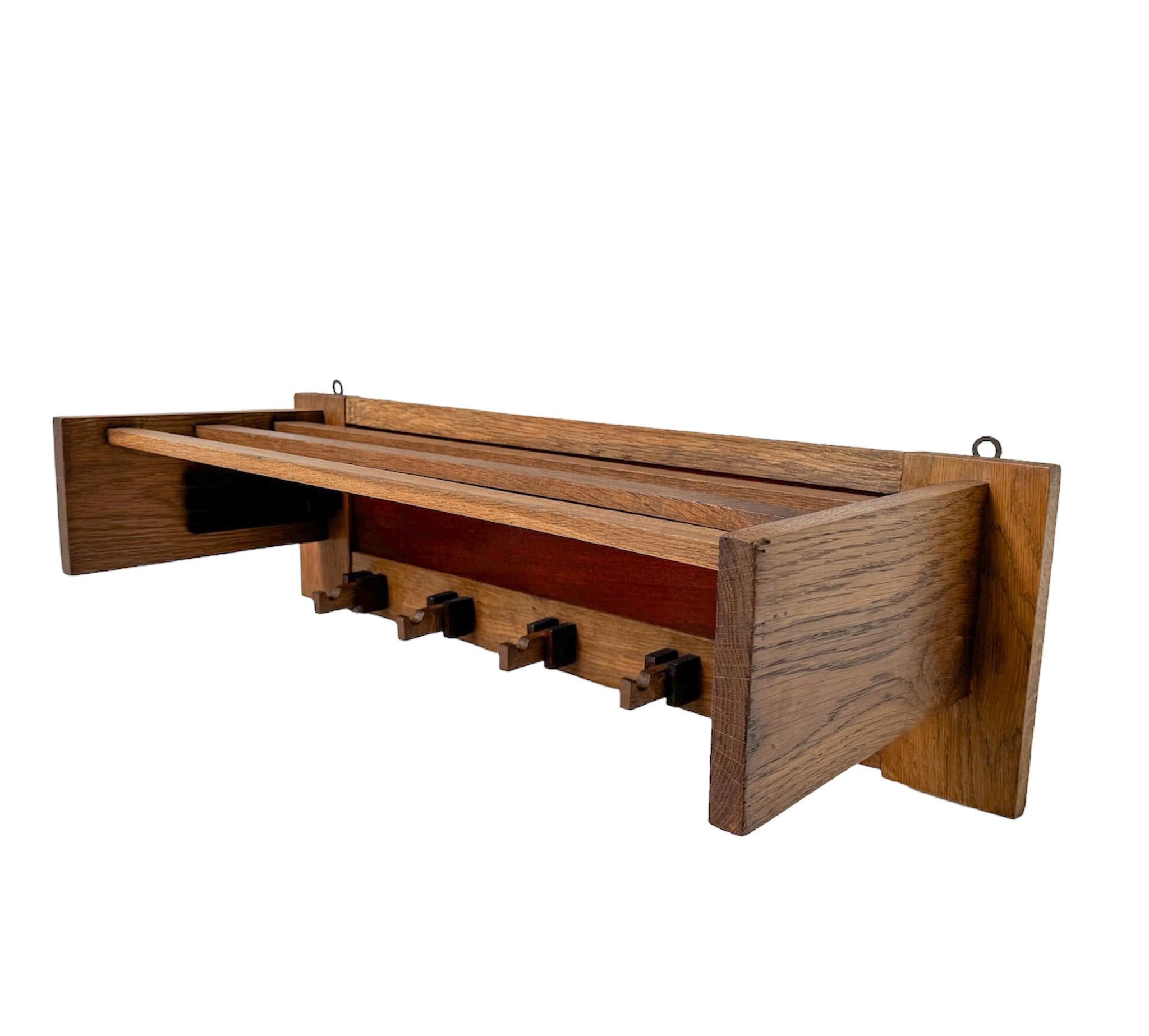 Early 20th Century Art Deco Modernist Coat Rack, 1920s For Sale