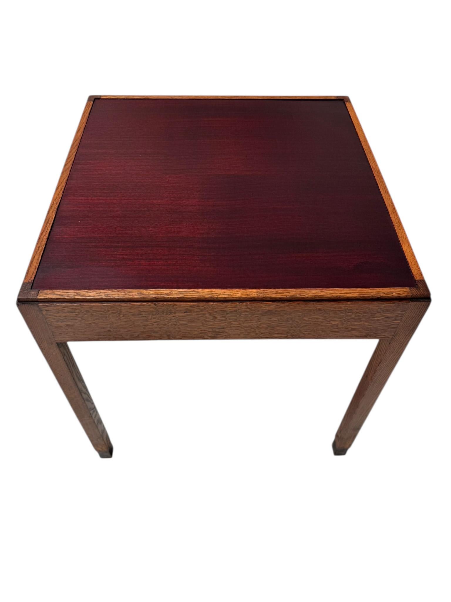Early 20th Century Art Deco Modernist Coffee Table by J.J.  Zijfers Amsterdam, 1920s For Sale
