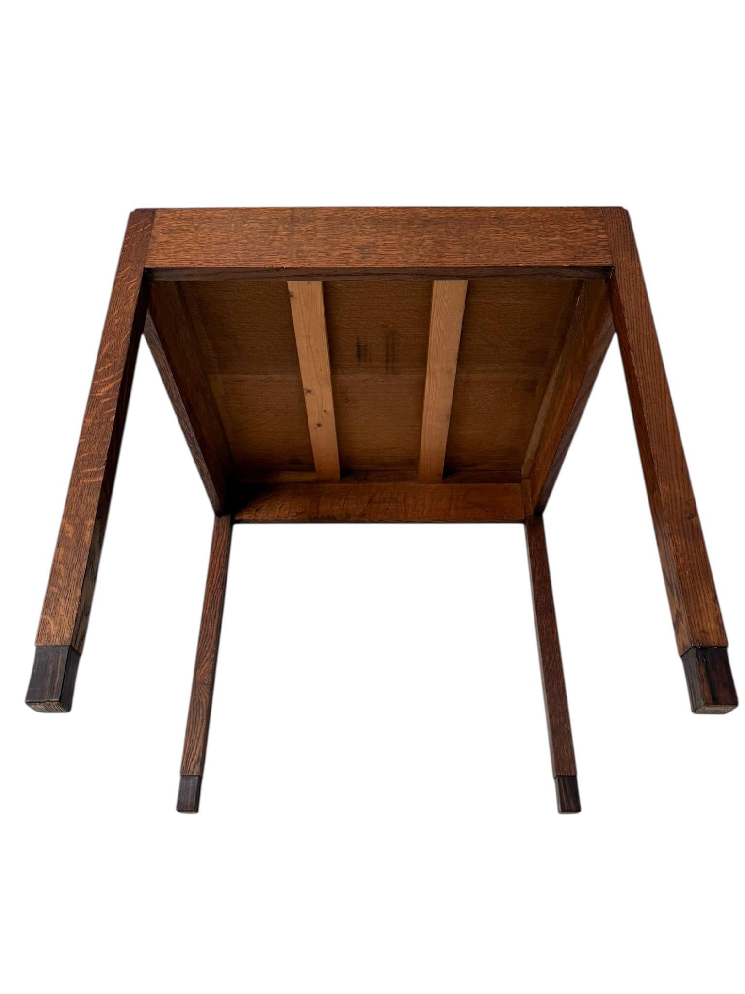 Art Deco Modernist Coffee Table by J.J.  Zijfers Amsterdam, 1920s For Sale 2