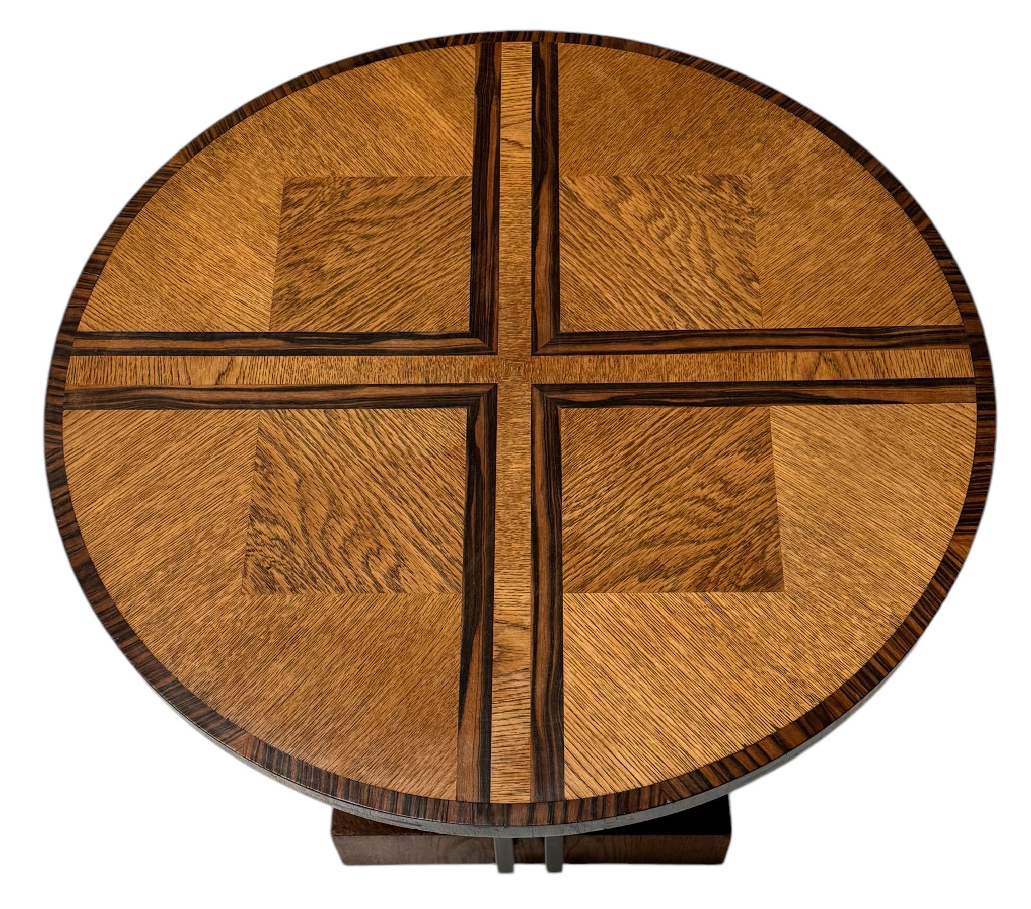 Table basse moderniste Art Déco de P.E.L. Izeren pour De Genneper Molen, années 1920 en vente 1