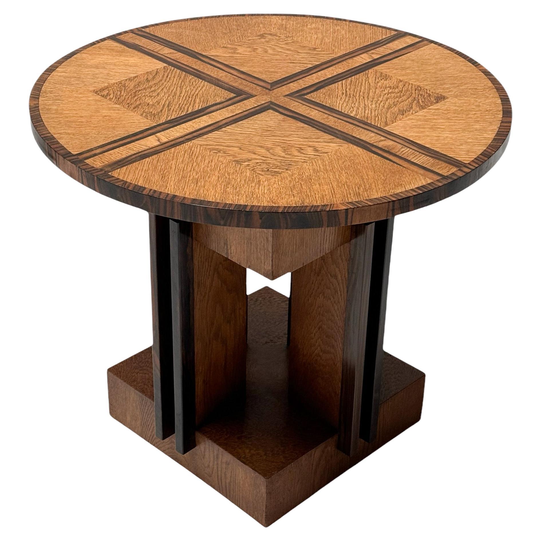 Table basse moderniste Art Déco de P.E.L. Izeren pour De Genneper Molen, années 1920