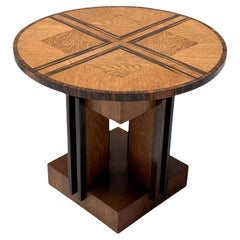 Table basse moderniste Art Déco de P.E.L. Izeren pour De Genneper Molen, années 1920
