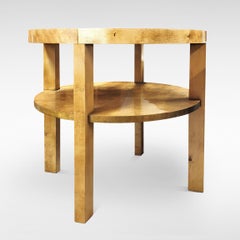 Art Deco Modernist Coffee Table in Birch