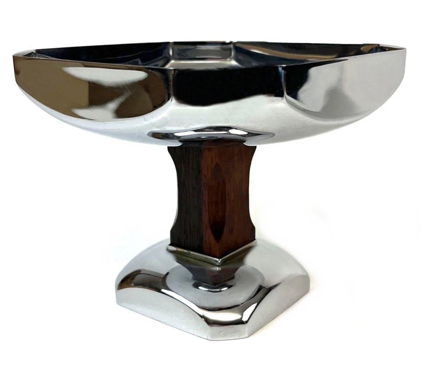 Modernistischer Art-Déco-Komport, 1930er Jahre, Französisch (Chrom) im Angebot