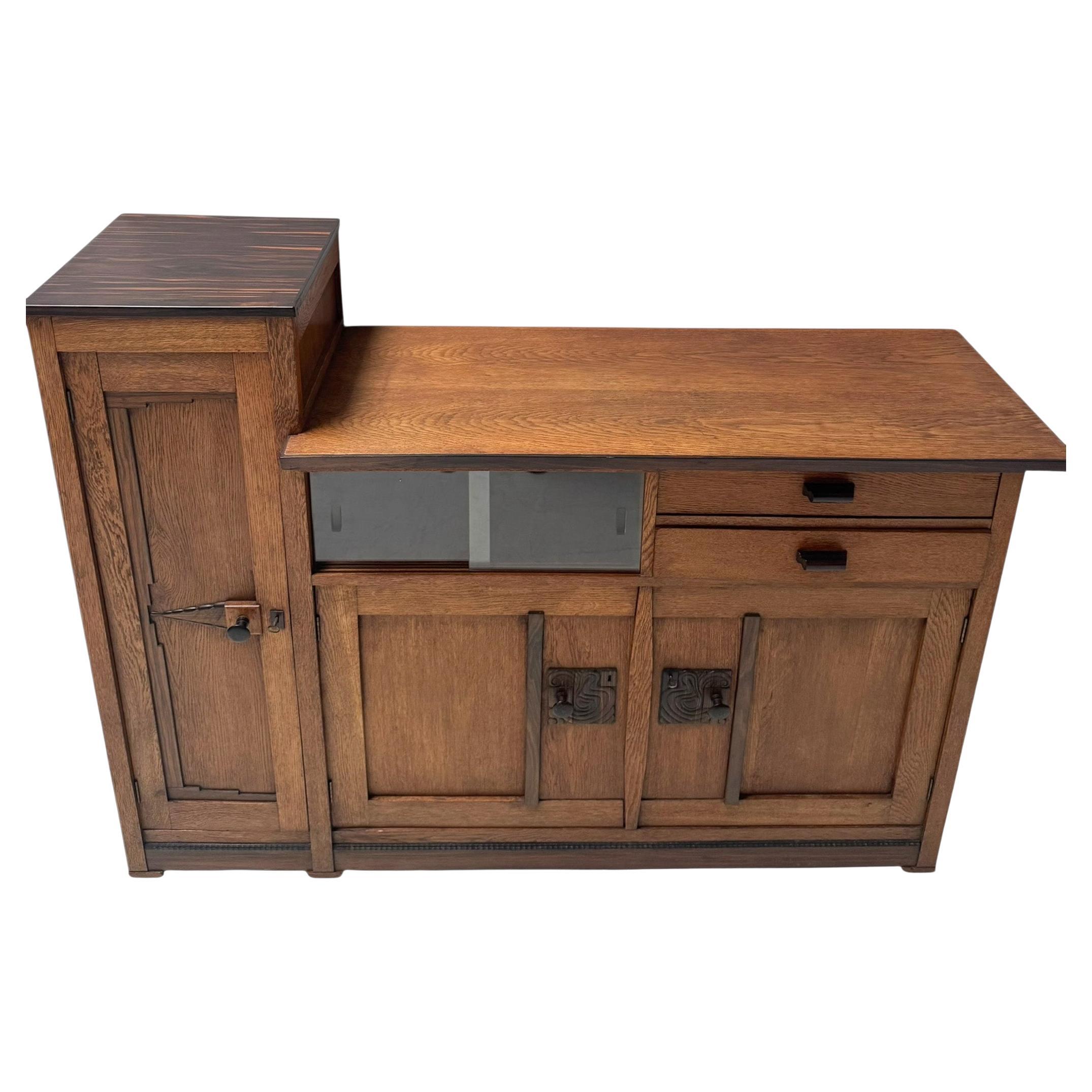 Art Deco Modernist Credenza or Sideboard, 1920s For Sale