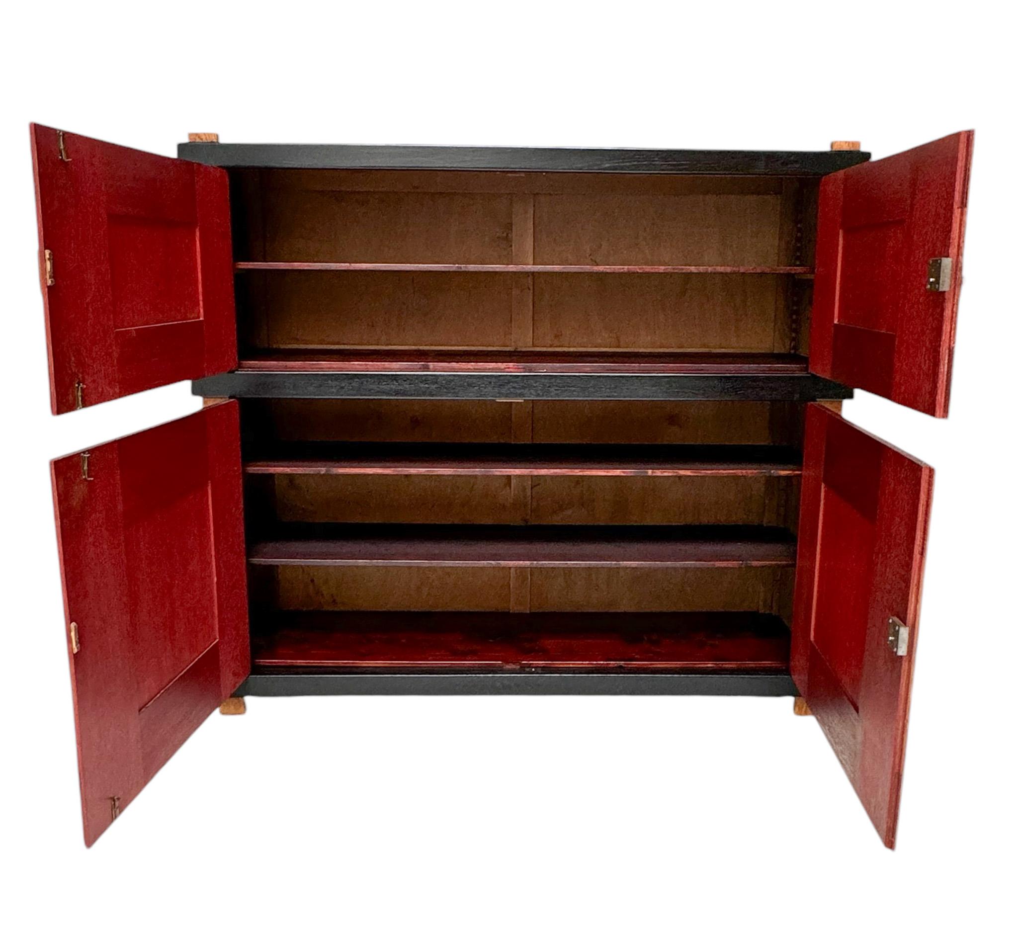 Art Deco Modernist Cupboard by Frits Spanjaard, 1920s In Good Condition For Sale In Amsterdam, NL