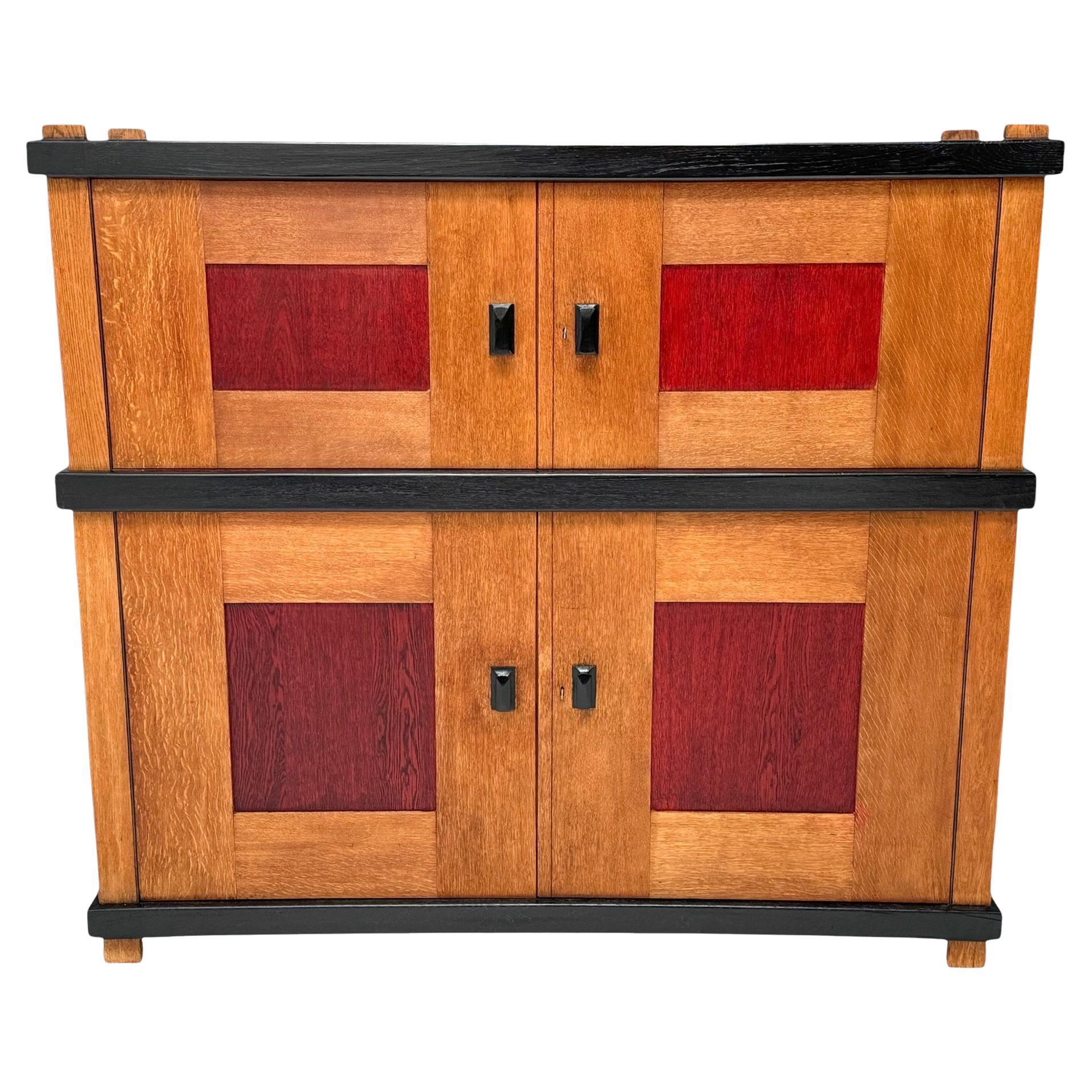 Art Deco Modernist Cupboard by Frits Spanjaard, 1920s