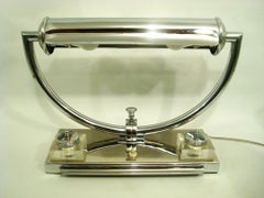 Art Deco Modernist Desk and Table Lamp. USA 1930´s