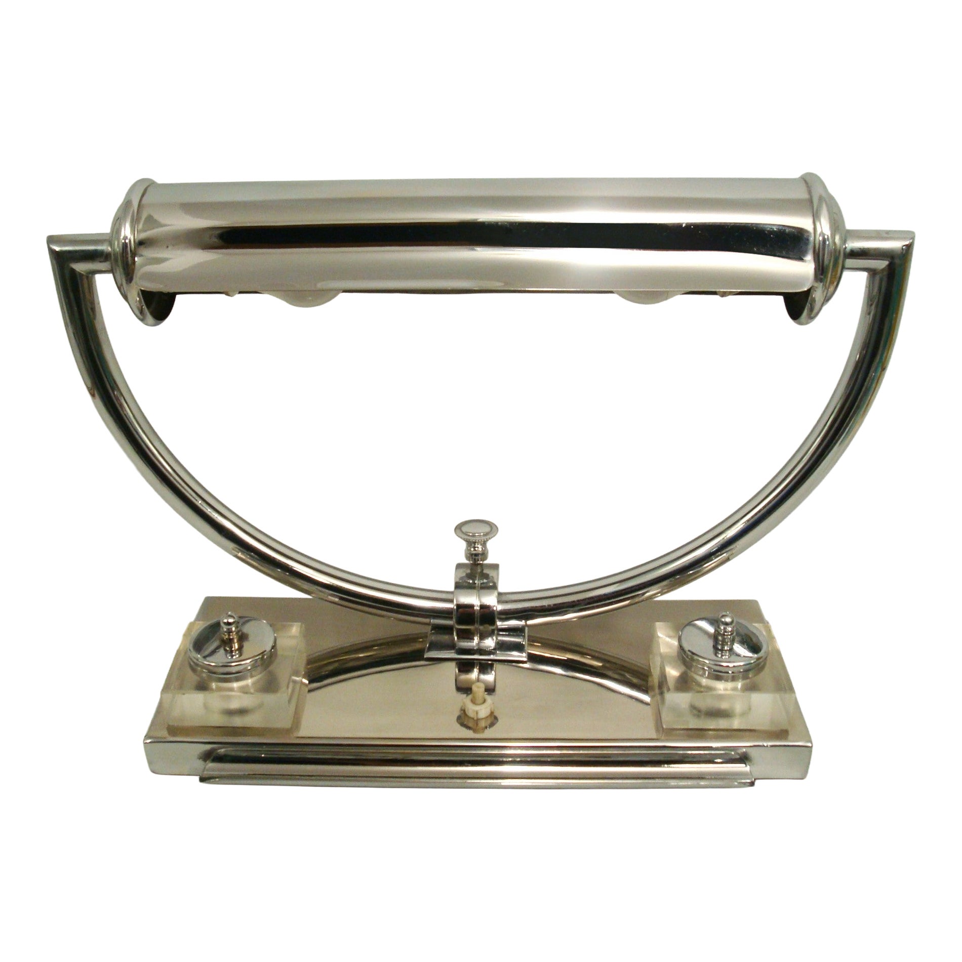 Art Deco Modernist Desk and Table Lamp. USA 1930´s For Sale