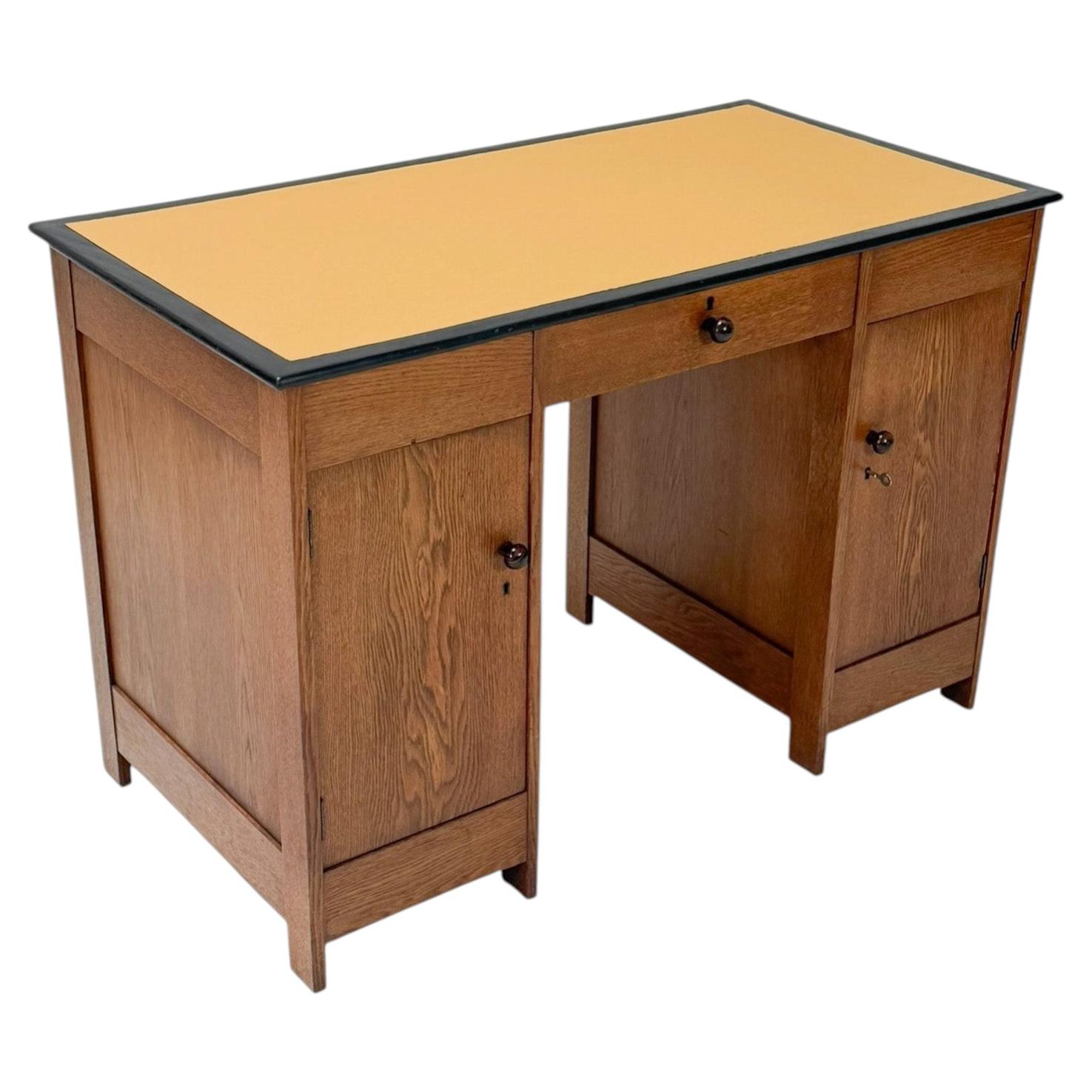 Art Deco Modernist Desk by J.A. Muntendam for L.O.V. Oosterbeek For Sale