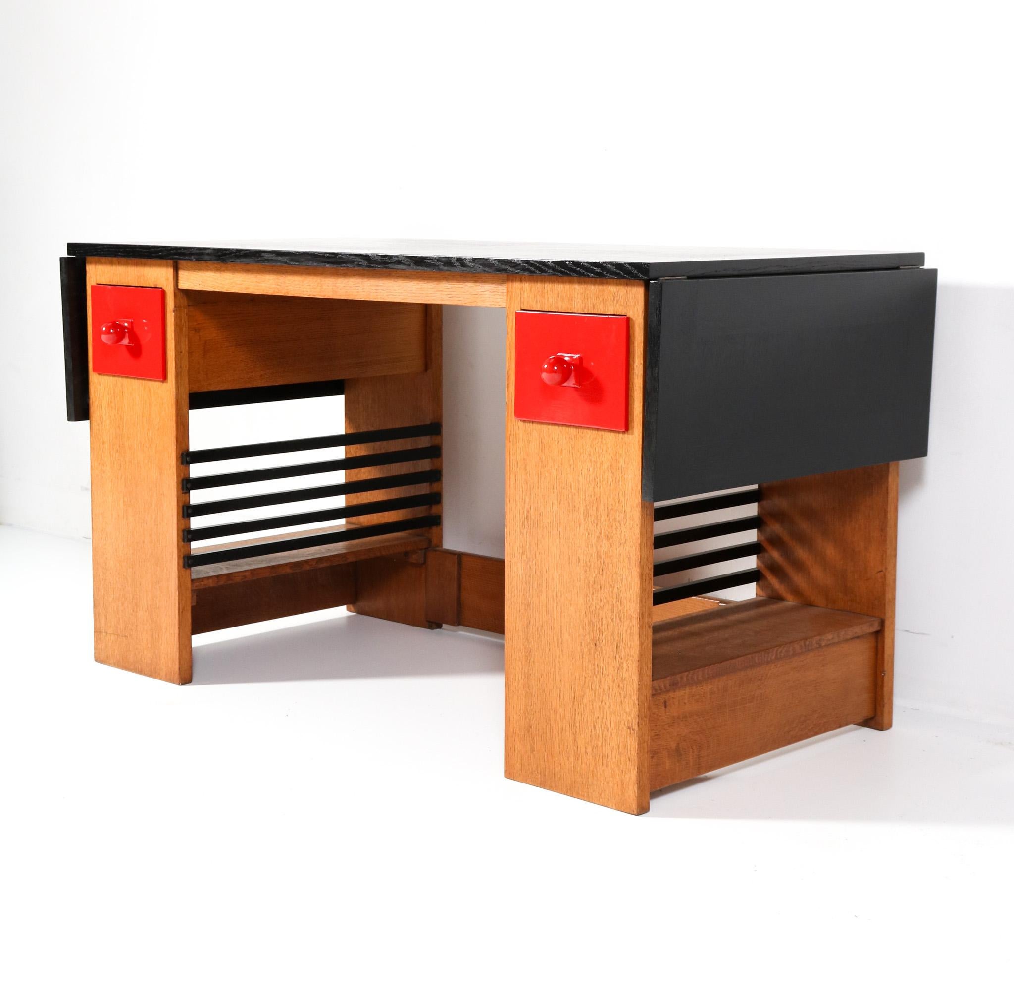 Escritorio o Mesa de Escribir Modernista Art Decó de Hendrik Wouda para Pander, años 20 en Bueno estado para la venta en Amsterdam, NL