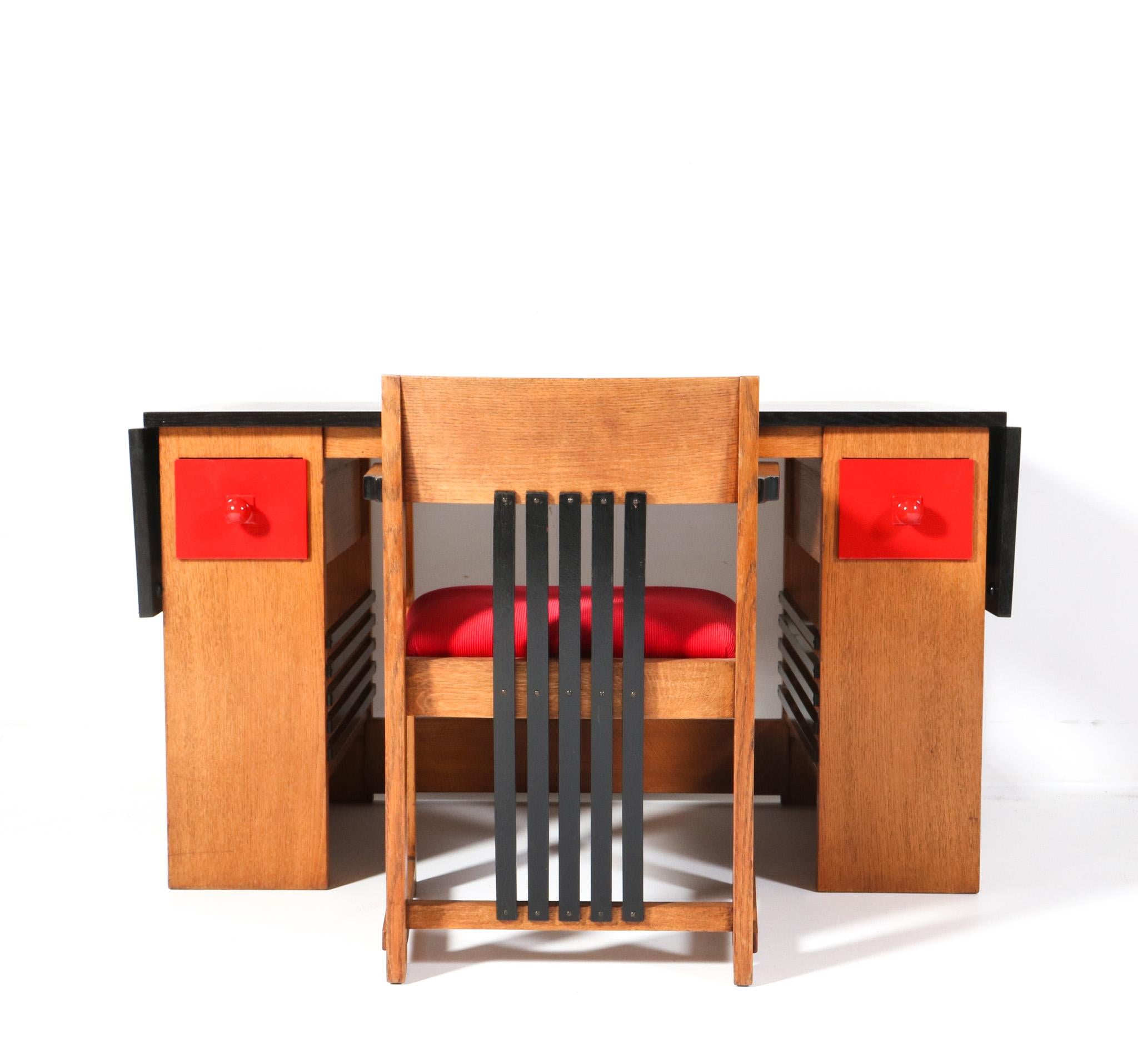 Escritorio o Mesa de Escribir Modernista Art Decó de Hendrik Wouda para Pander, años 20 en venta 3