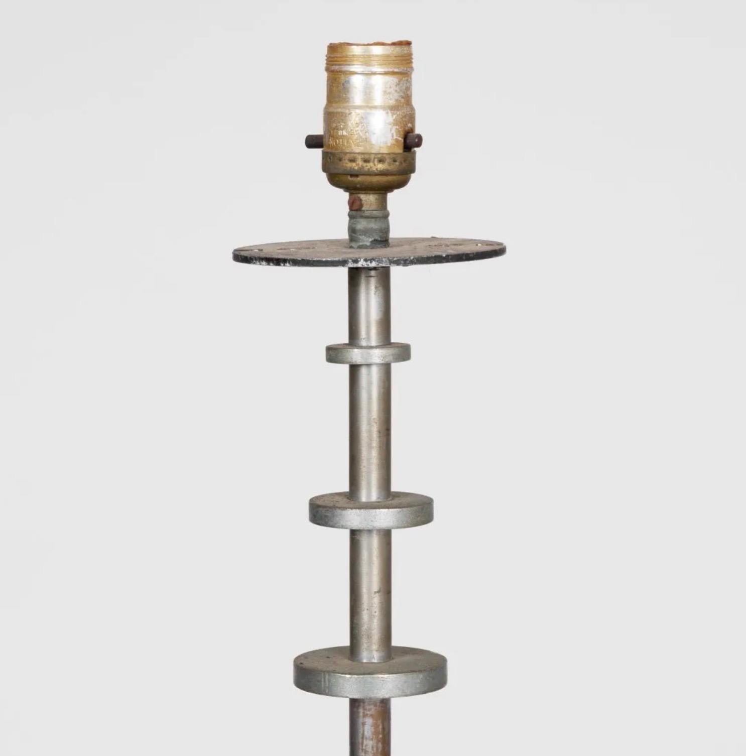 Acciaio Lampada da terra 