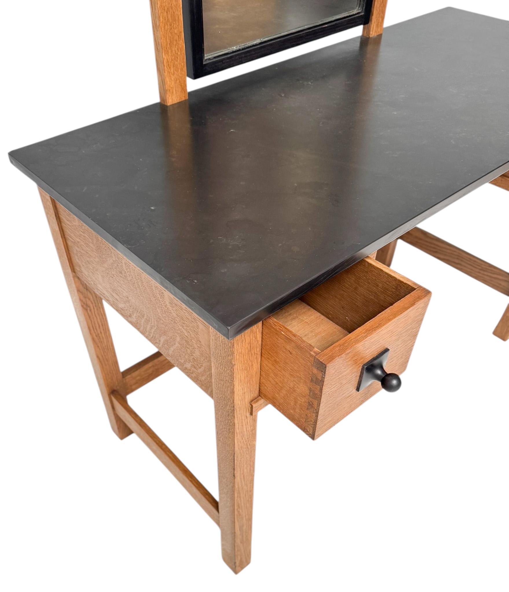 Art Deco Modernist Dressing Table or Vanity by Hendrik Wouda for Pander, 1924 For Sale 4