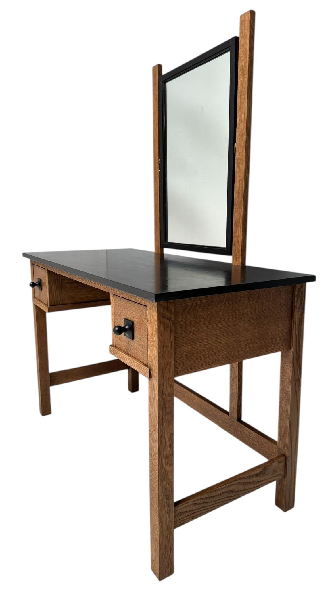 Art déco Art Deco Modernist Dressing Table or Vanity by Hendrik Wouda for Pander, 1924 en vente