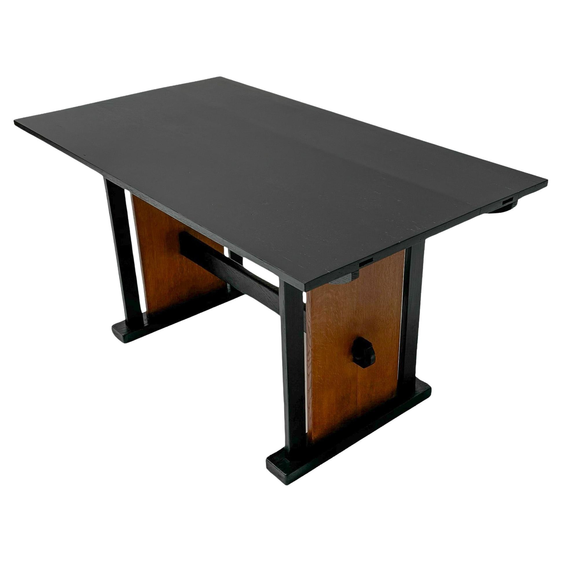 Ausziehbarer Art-Déco-Esszimmertisch der Moderne des Art déco von Cor Alons, 1927 im Angebot