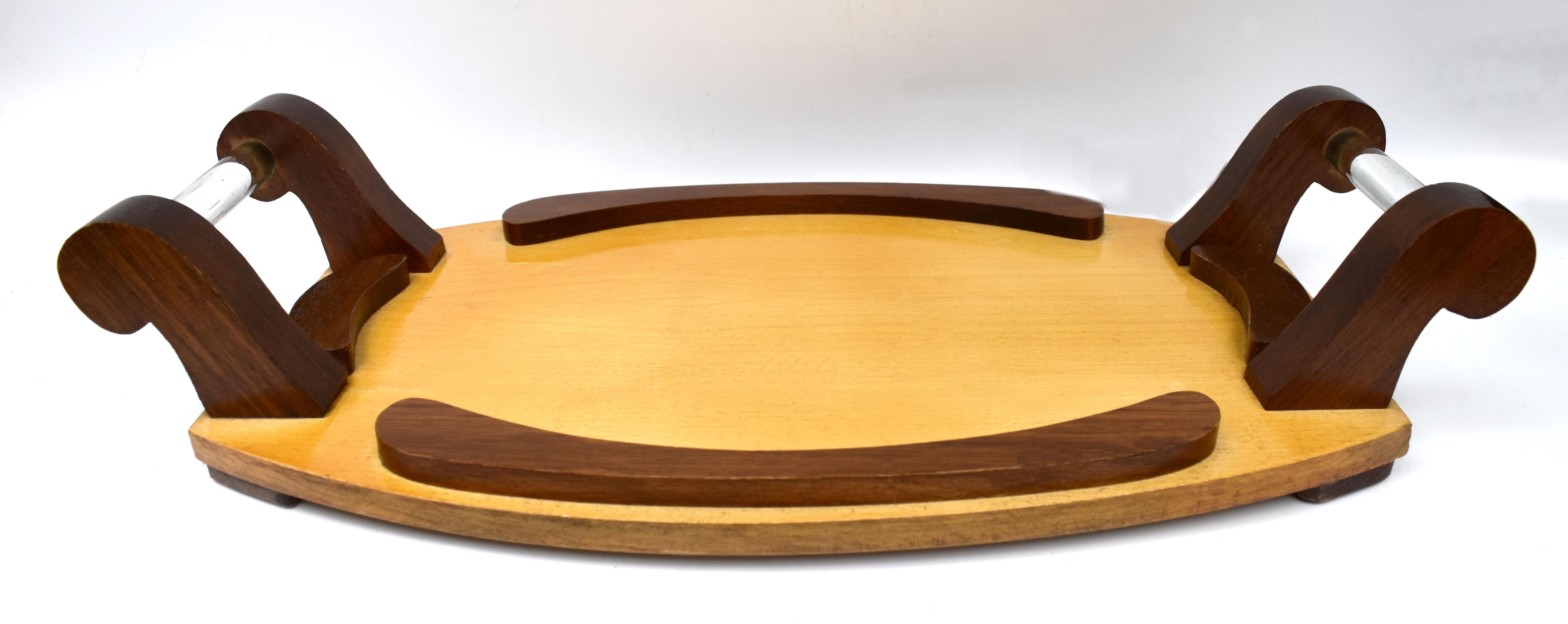 20th Century Art Deco Modernist French Serving Tray, French, c1930 For Sale