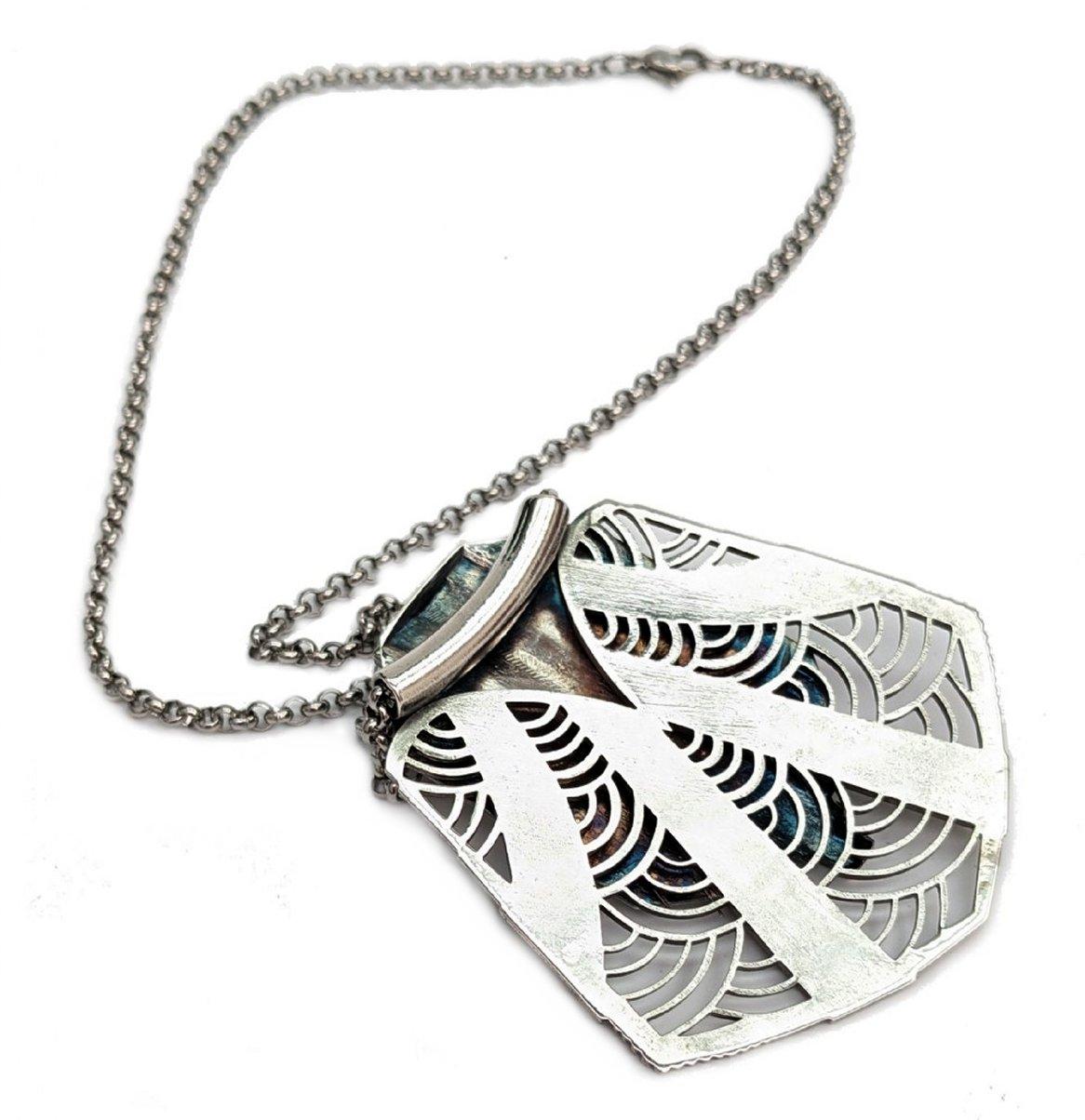 Art déco Collier Art Déco Moderniste Français en vente